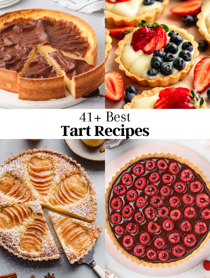 Image of 4 tart recipes photos.