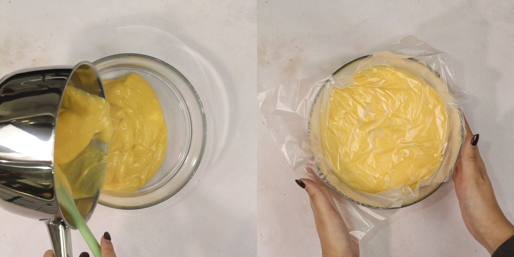 Cake process shots.