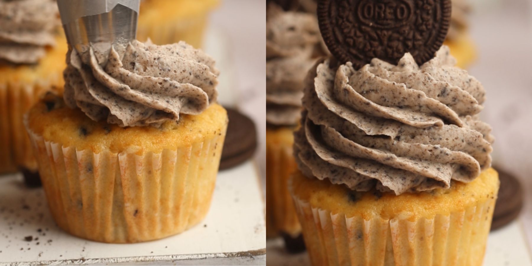 Cupcake process shots.