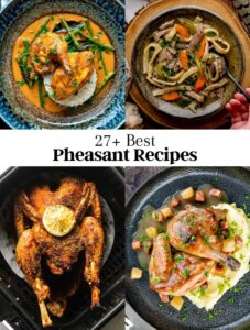Image of 4 Pheasant recipes photos.