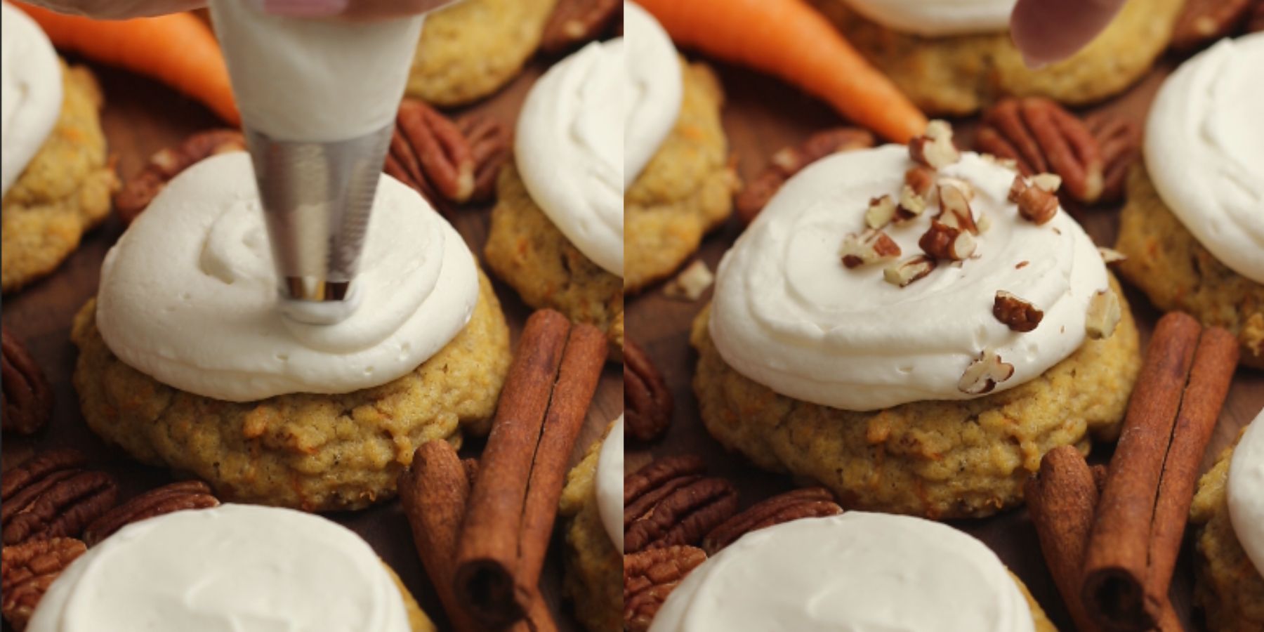 Cookies process shots.