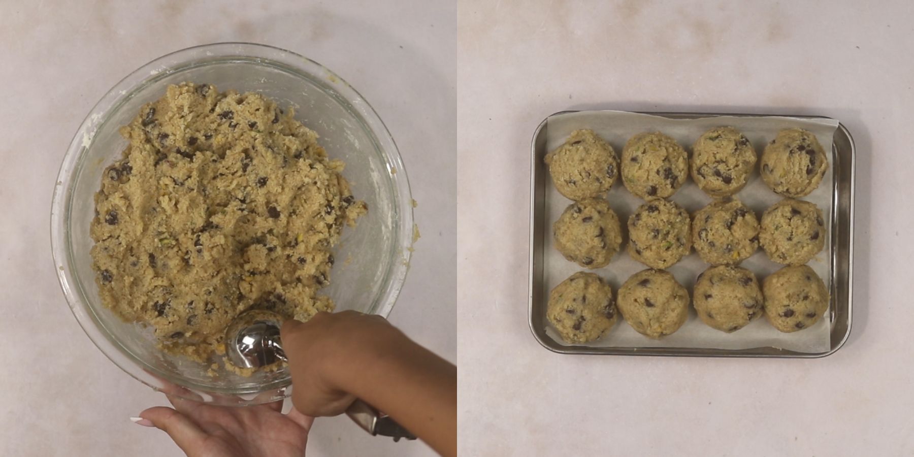 Cookies process shots.