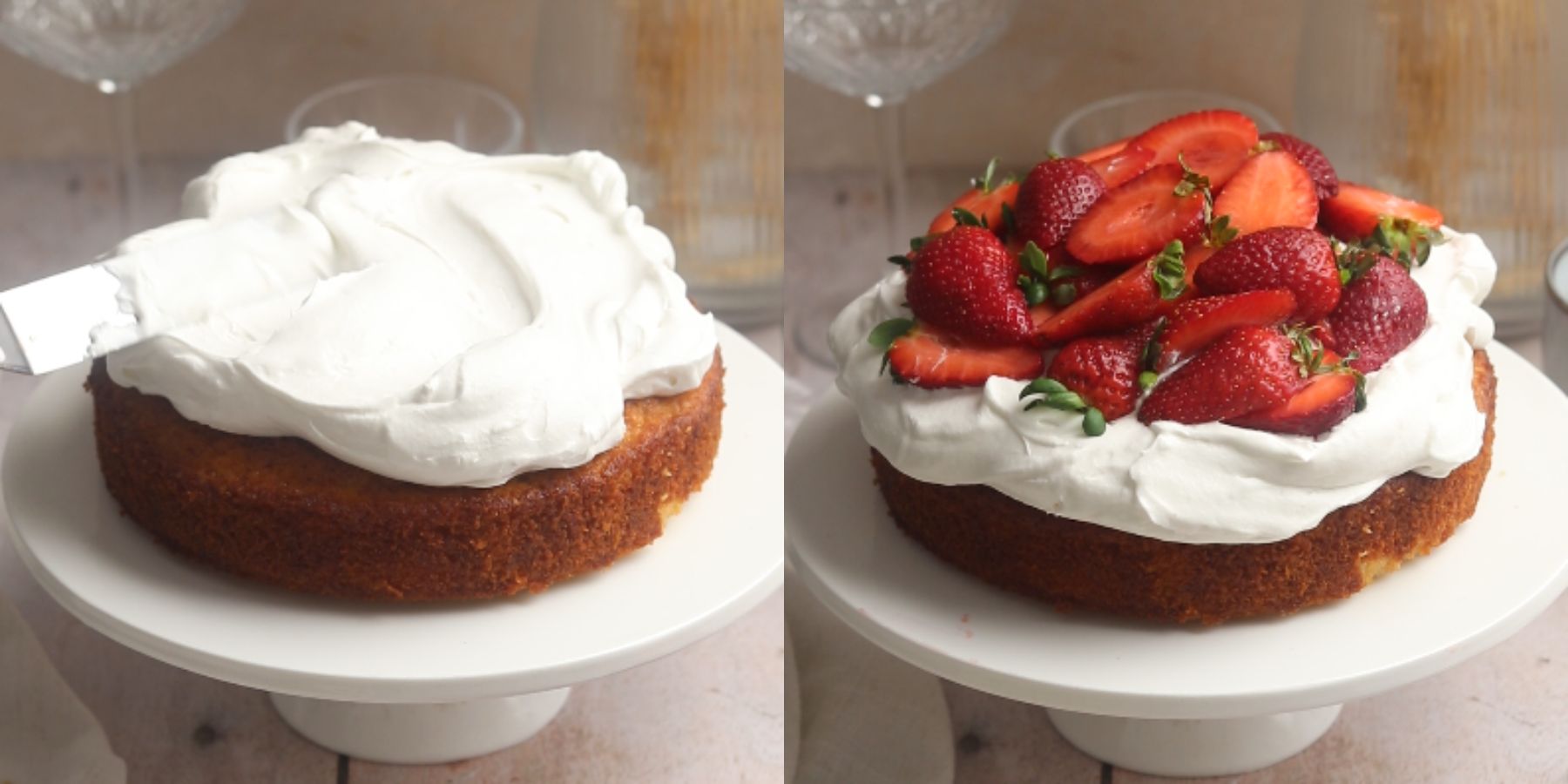 Cake process shots.
