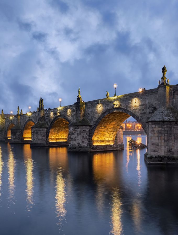 Charles bridge prague.