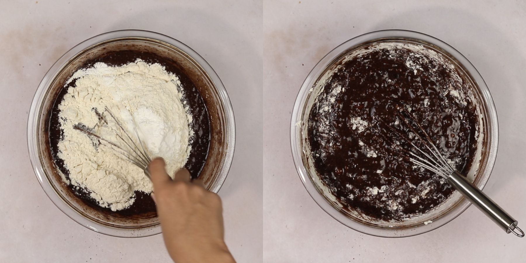 Cake process shots.