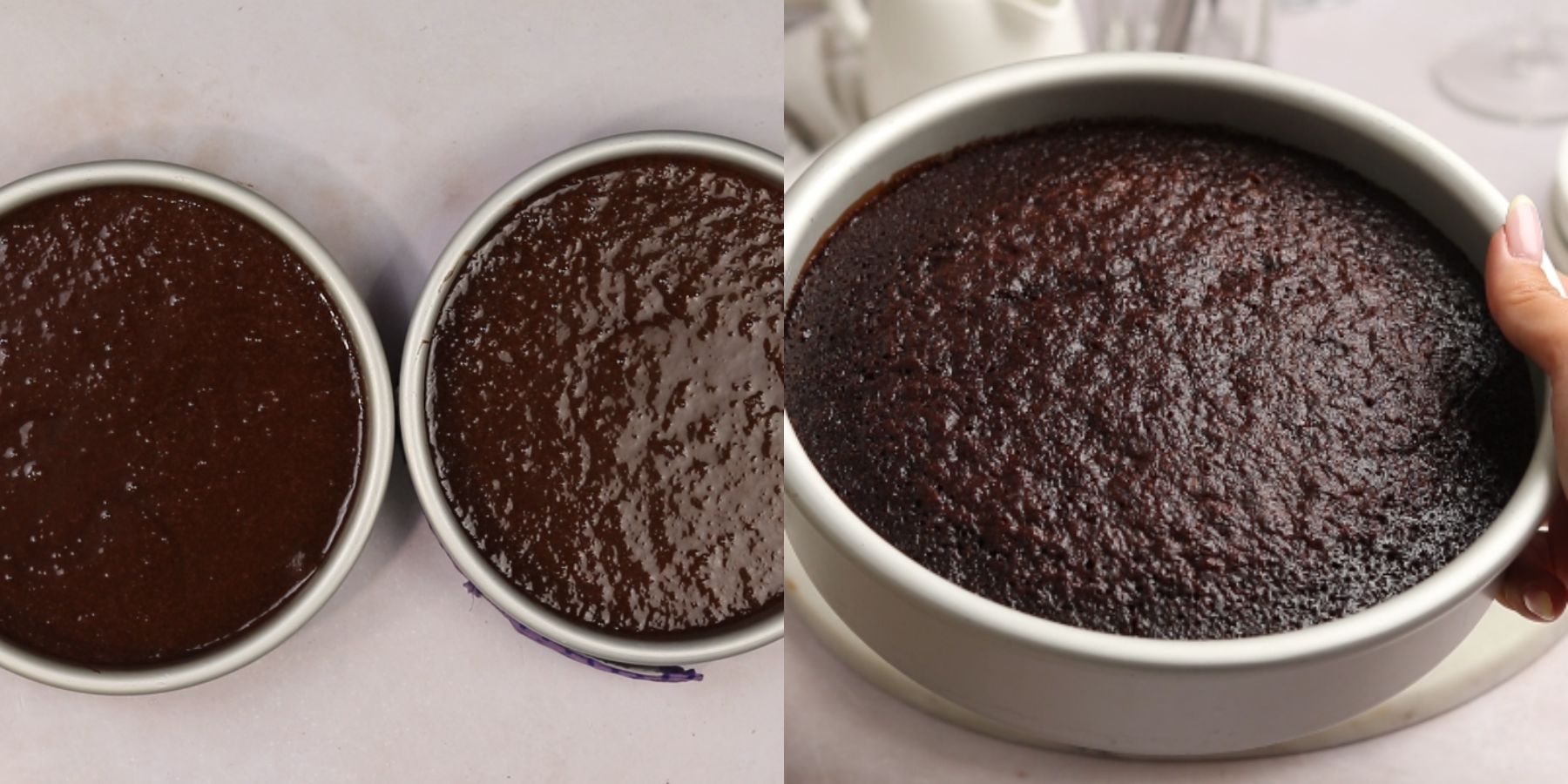 Cake process shots.