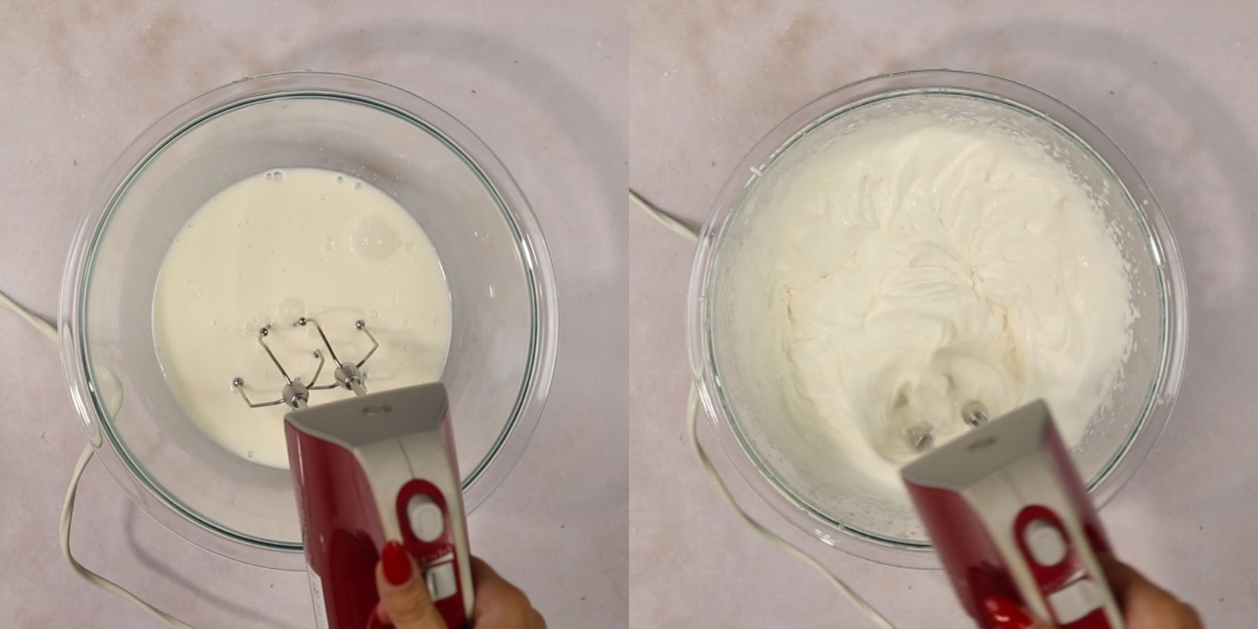 Tiramisu process shots.