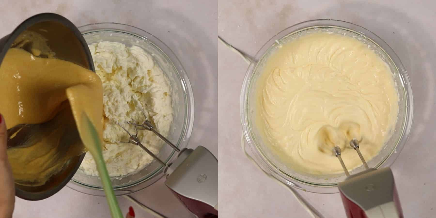 Tiramisu process shots.