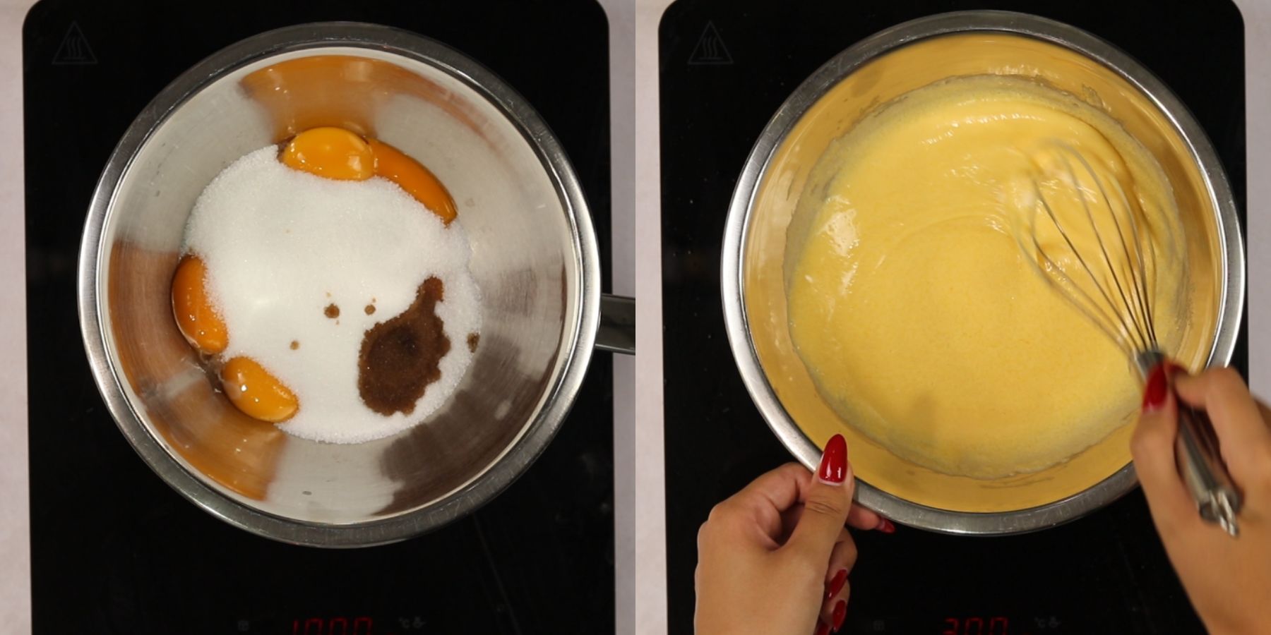 Tiramisu process shots.