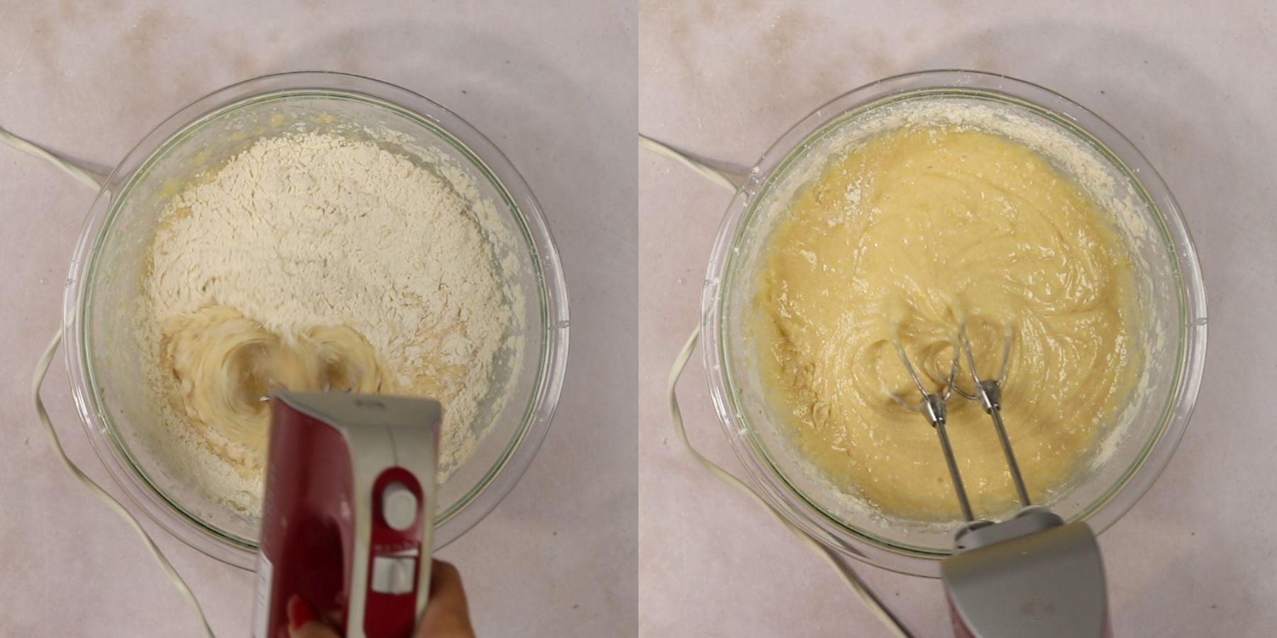 Cake process shots.