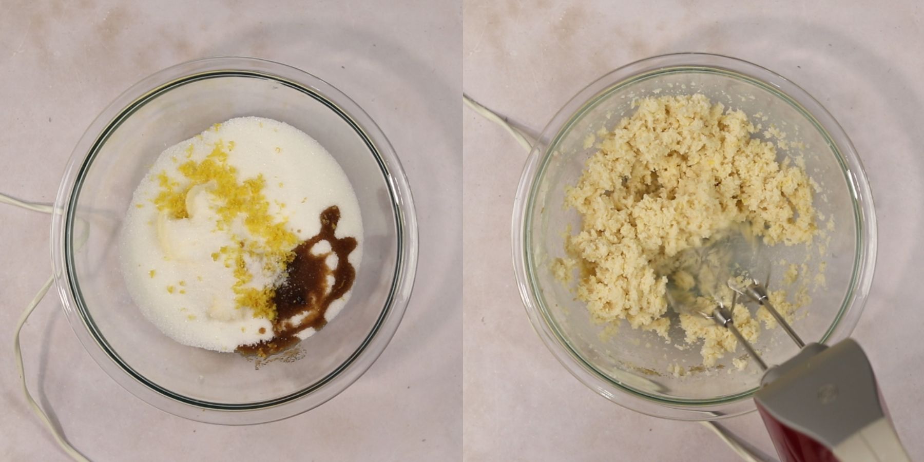 Cake process shots.