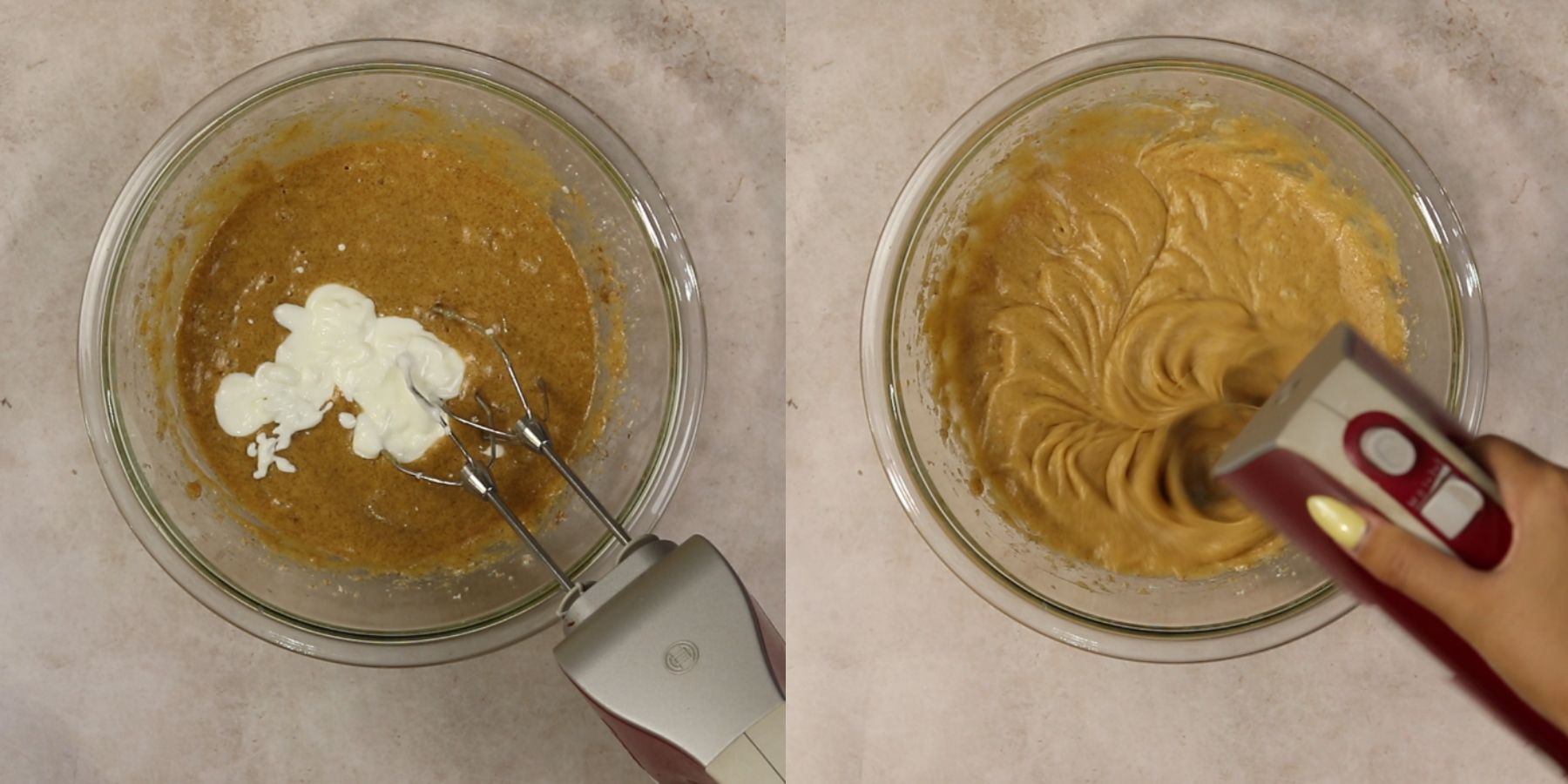 Cupcakes process shots.