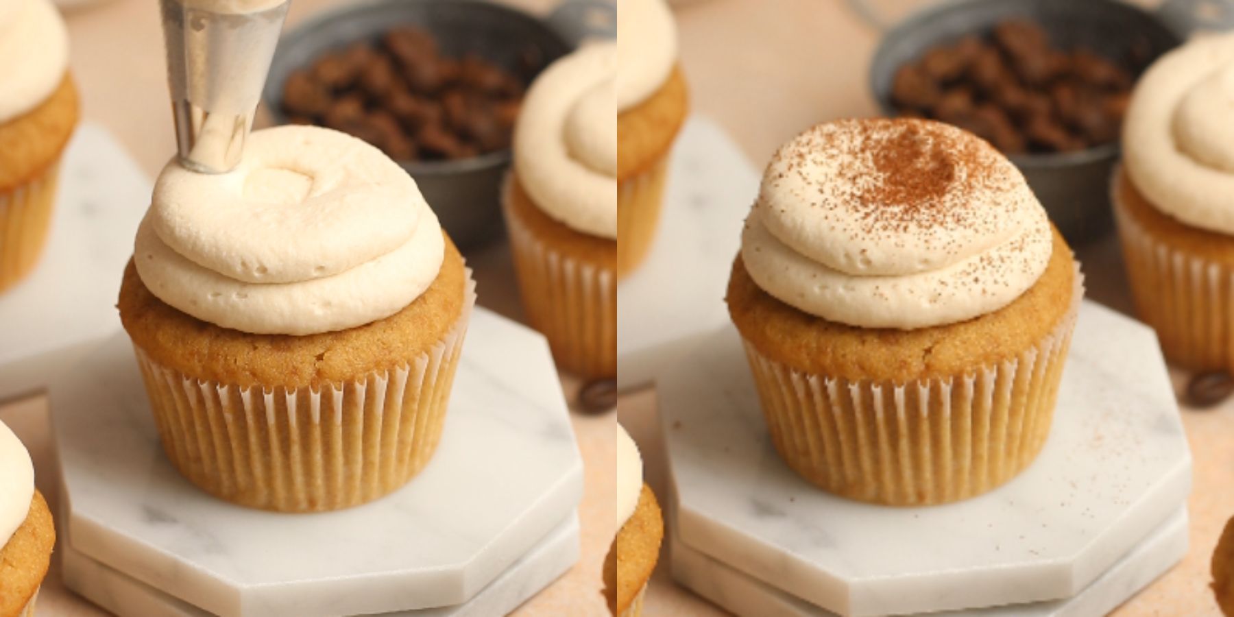 Cupcakes process shots.