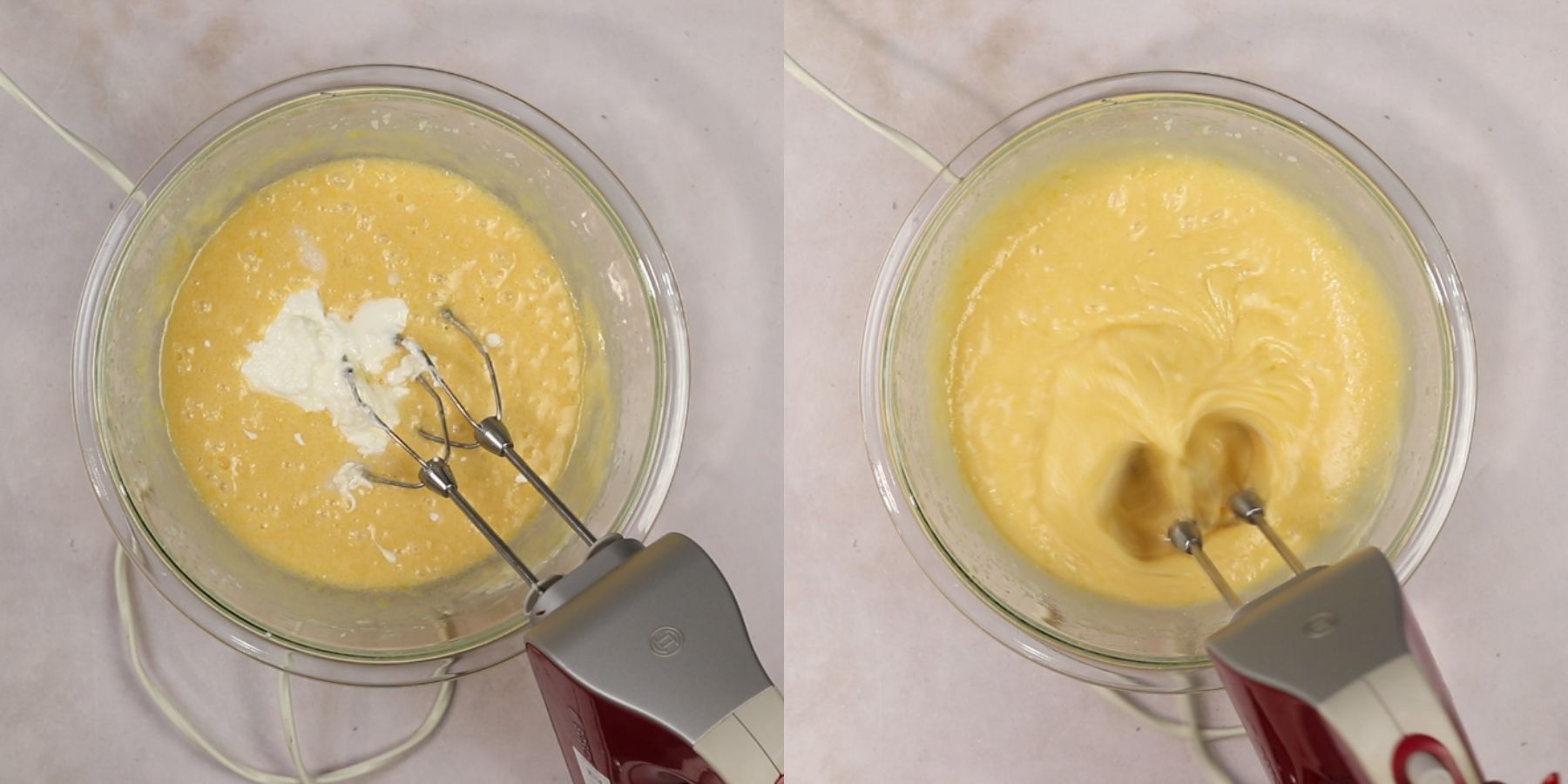 Cake process shots.