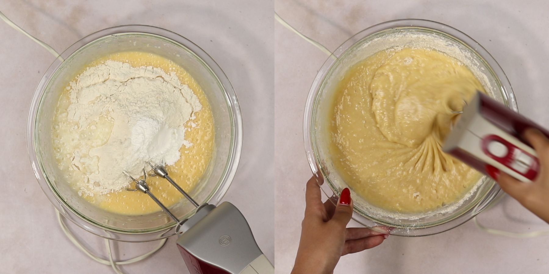 Cake process shots.