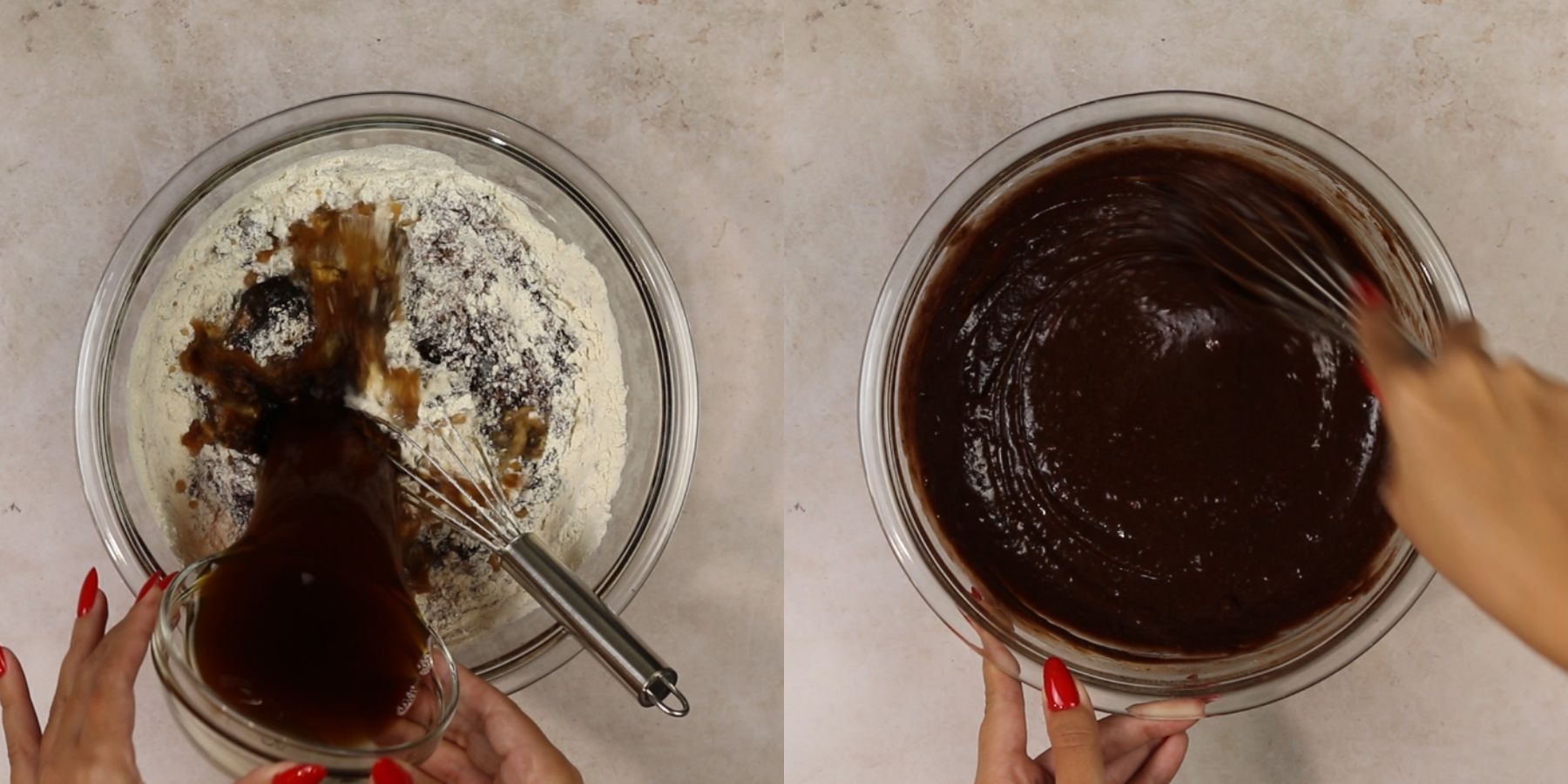 Cupcakes process shots.